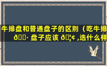 牛排盘和普通盘子的区别（吃牛排 🌷 盘子应该 🦢 ,选什么样的）